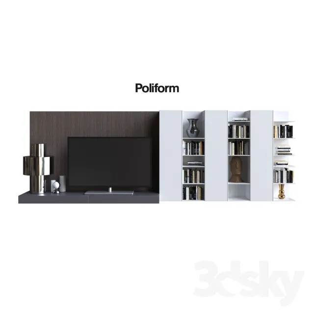 3DSKY MODELS – WARDROBE – CABINETS – 054