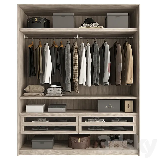 Wardrobe 3DS Max Model