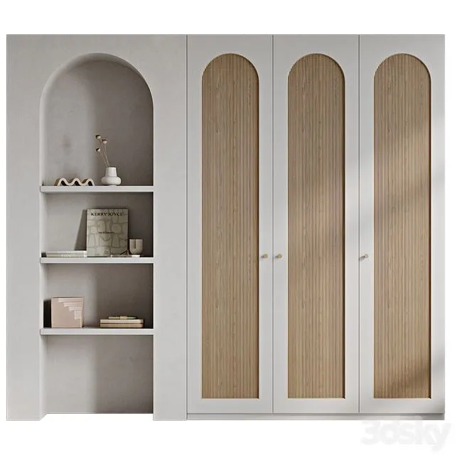 Wardrobe Arc Big 3dsMax Model