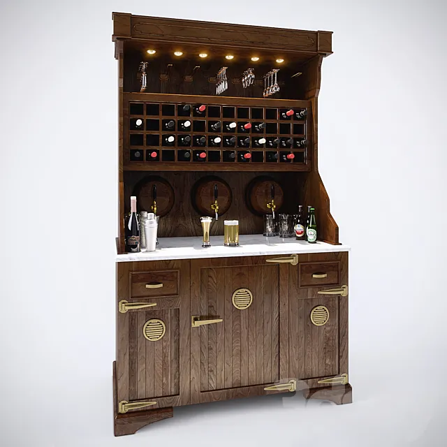 Wardrobe Bar 3DSMax File