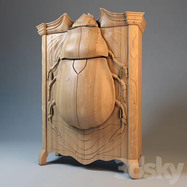 Wardrobe-beetle 3ds Max