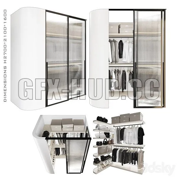 Wardrobe Block 9 3dsMax Model