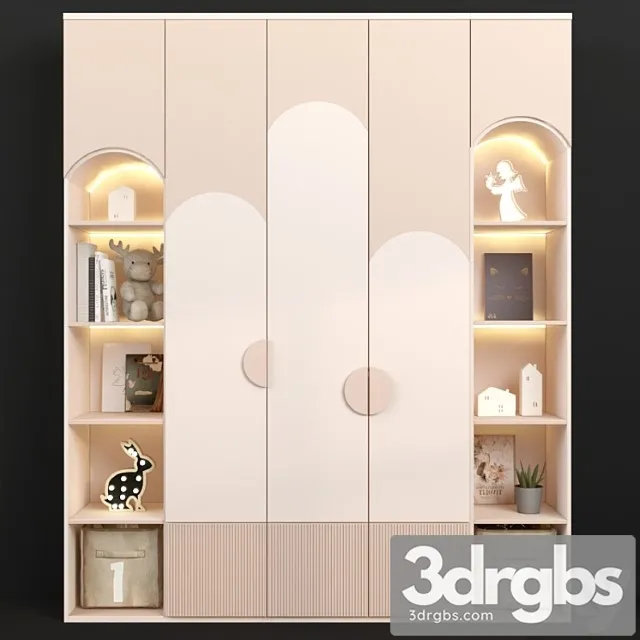 Wardrobe Childrens Furniture to Order 157 3dsmax Download