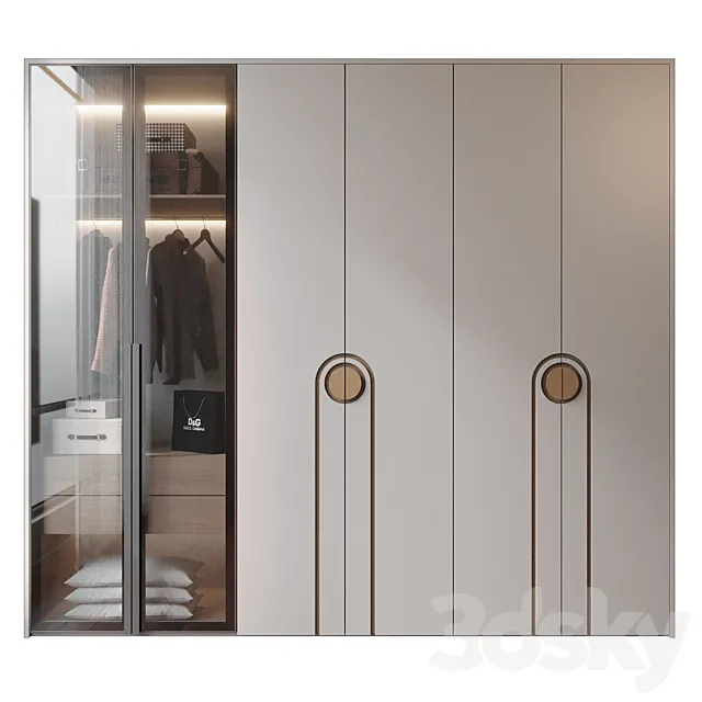 Wardrobe GHS-2395 3DS Max Model