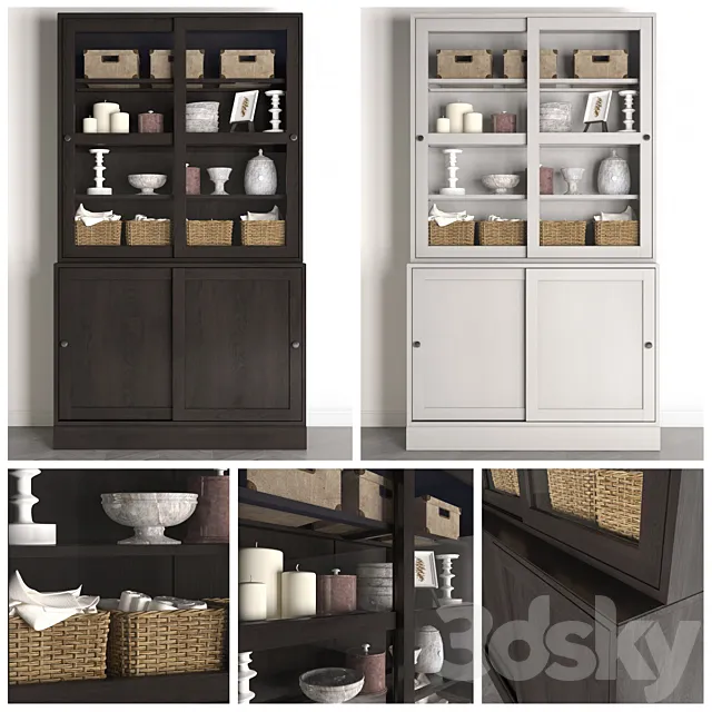 Wardrobe Havsta _ Havsta with sliding doors 3ds Max