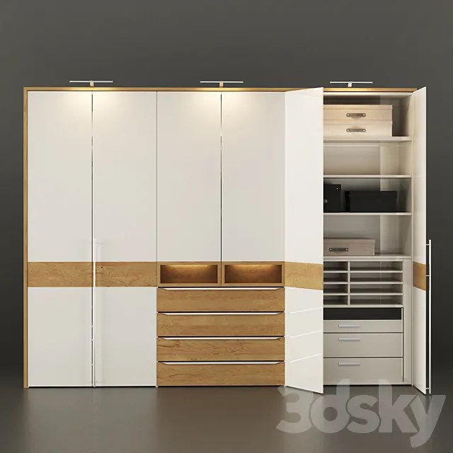 Wardrobe Hülsta METIS PLUS 3ds Max