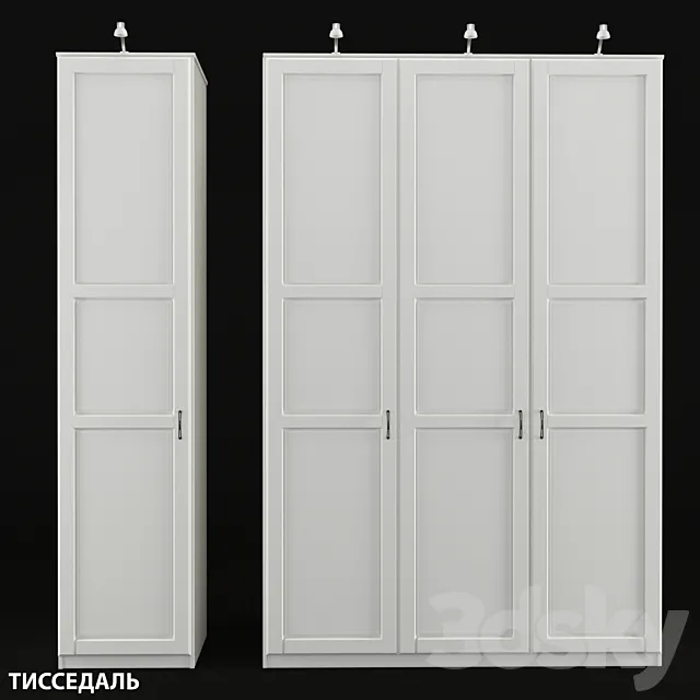 Wardrobe IKEA TISSEDAL 3DSMax File