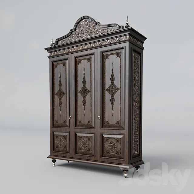 Wardrobe in oriental style 3DS Max Model