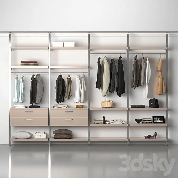 Wardrobe MD House 3DS Max