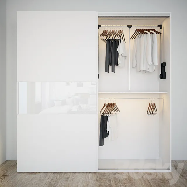 Wardrobe Mebelux Netto 3DS Max Model