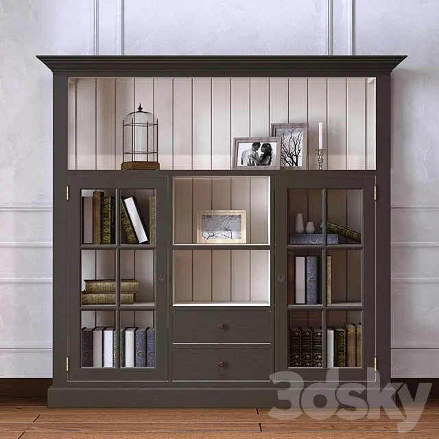 Wardrobe showcase Gustave 3DS Max Model