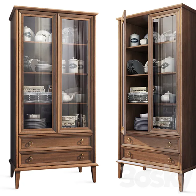 Wardrobe showcase Palermo. Cabinet showcase by Dogta SH 3ds Max