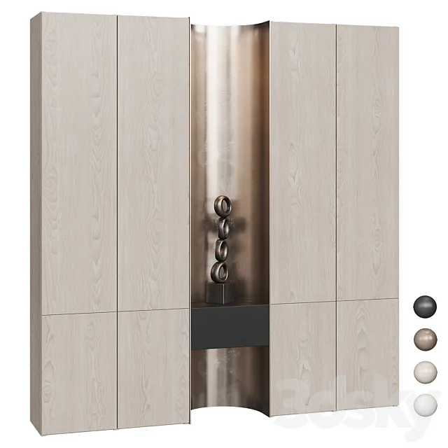 Wardrobe with decorative niche NG10 3ds Max