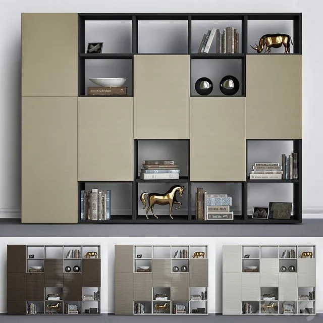 Wardrobe with decorative set_5 3dsMax Model