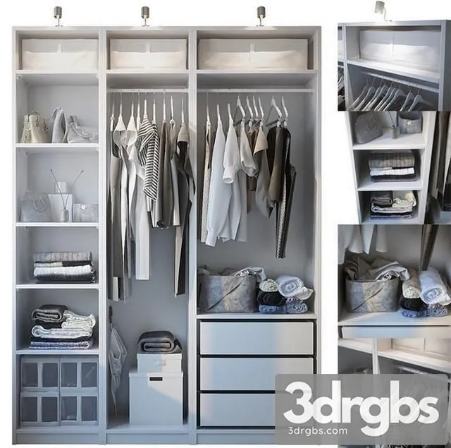 Wardrobe With Filling 01 3dsmax Download