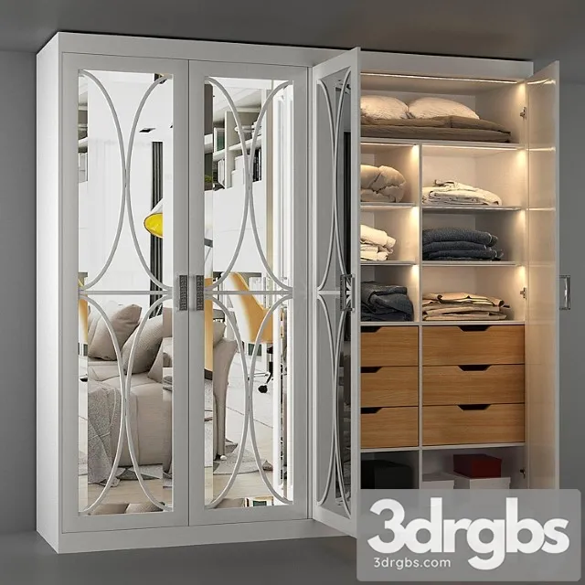 Wardrobe with filling 3dsmax Download
