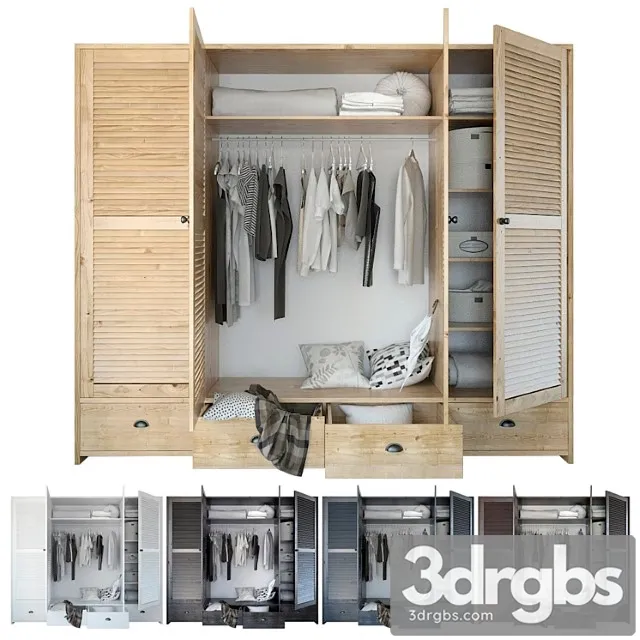 Wardrobe with filling_3 3dsmax Download