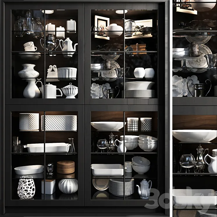 Wardrobe with service 4 3DS Max