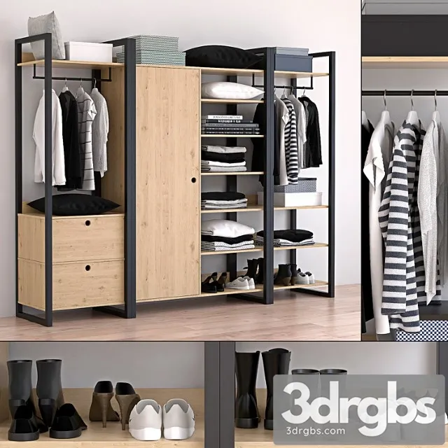 Wardrobe woodmood 3dsmax Download