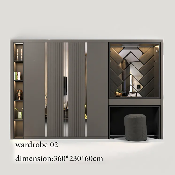 wardrobe02 3DS Max