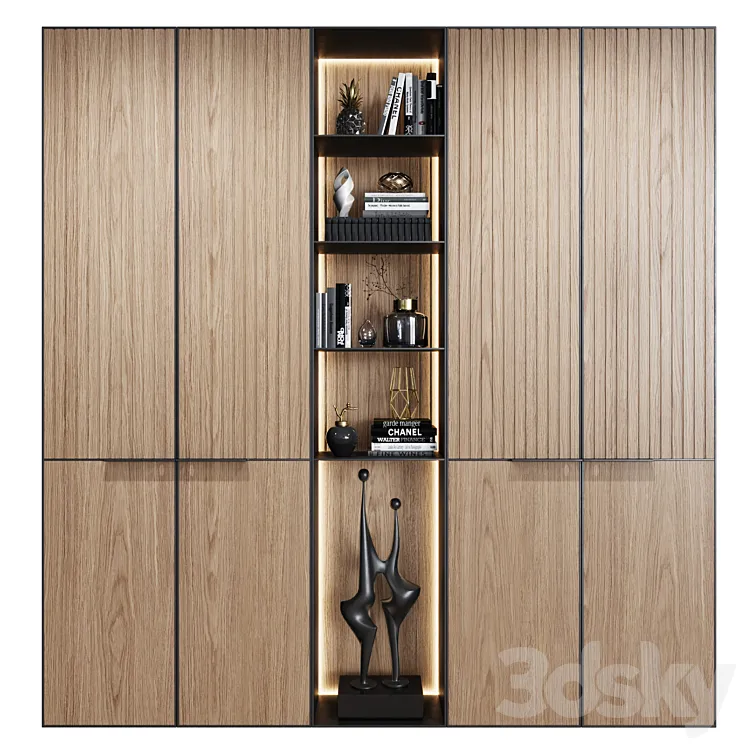 Wardrobes in modern style 40 3DS Max Model