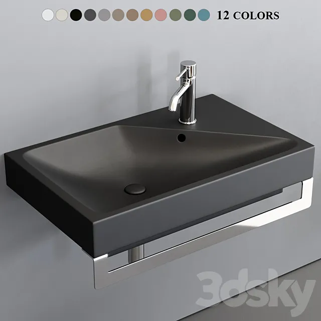 Wash Basin Ceramica Cielo Smile Blink 3ds Max