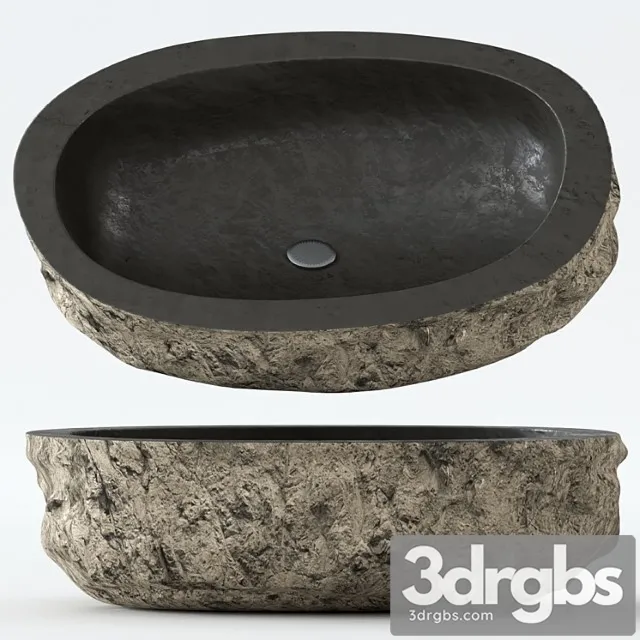 Wash Basin Stone Washbasin 2 3dsmax Download