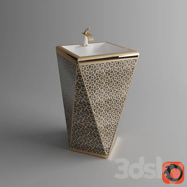 Wash_stand 3DS Max Model