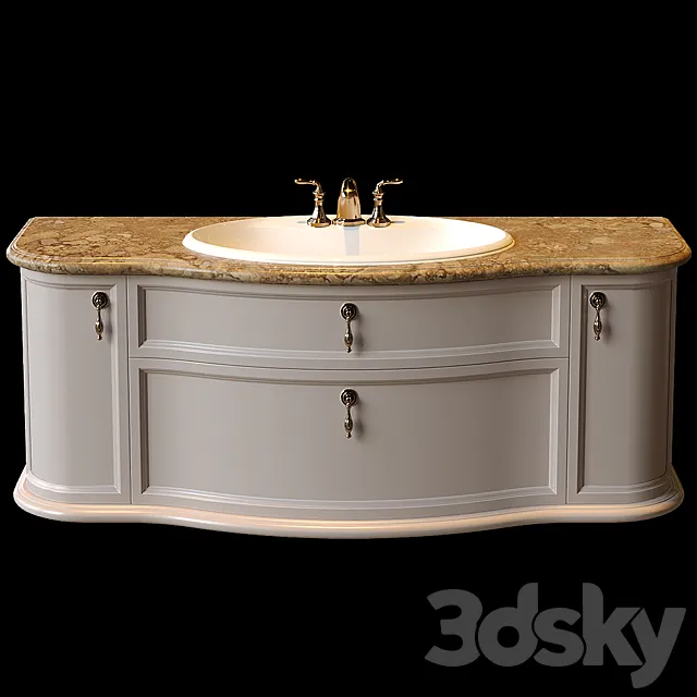 Washbasin 3ds Max