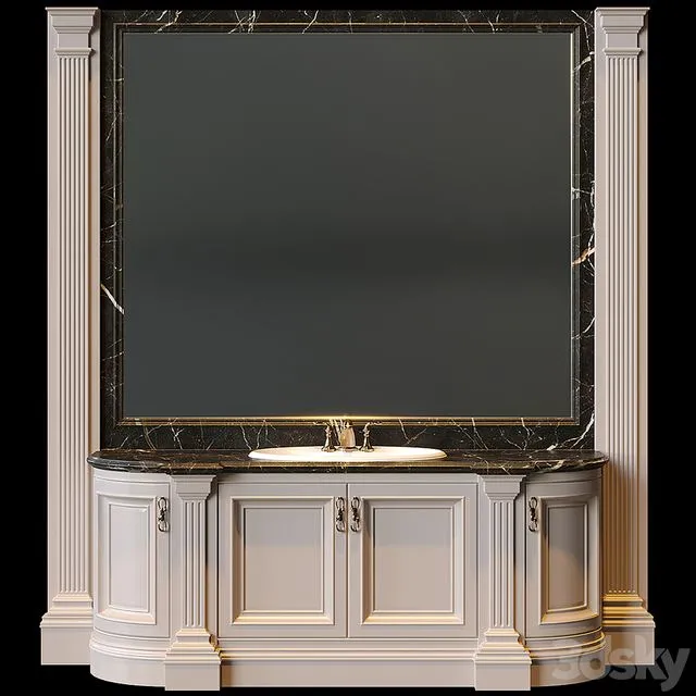 Washbasin Clive Christian 3dsMax Model
