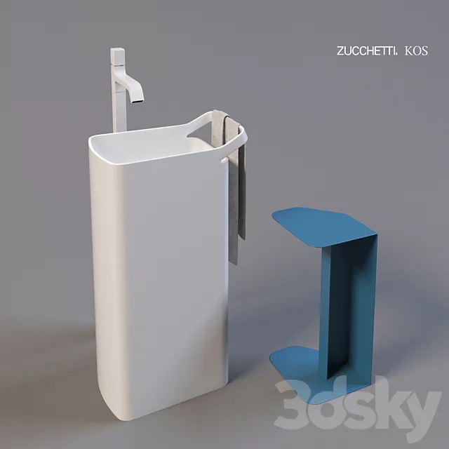 washbasin KOS Lab 03 3ds Max