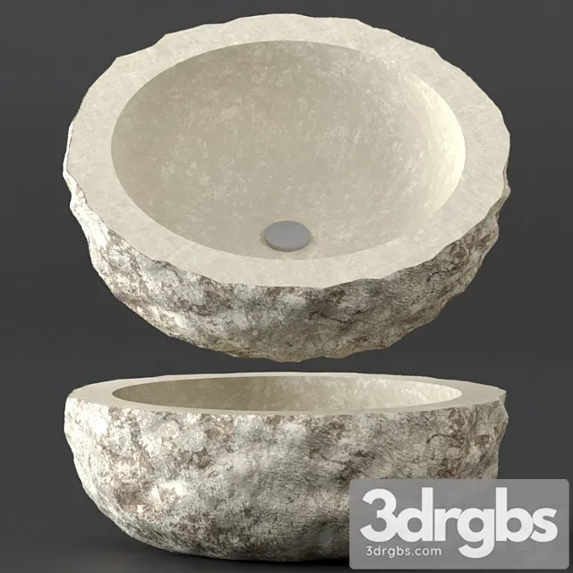 Washbasin Made of Stone 2 3dsmax Download