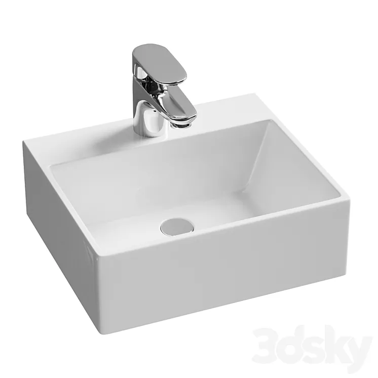 Washbasin Mira MR-3328 3DS Max