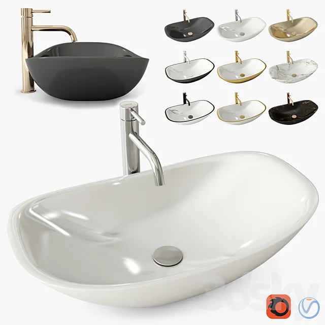 Washbasin Royal 3DS Max Model