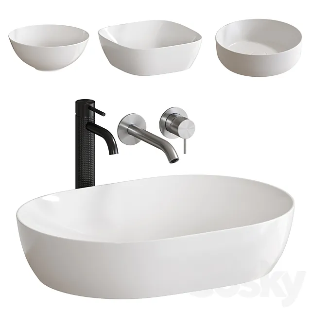 Washbasins Ceramica Nova 3DS Max Model