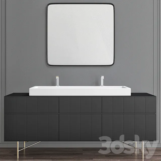 Washbasins Furniture No. 1 3ds Max