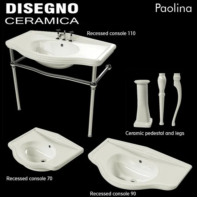 Washbasins_Paolina 3dsMax Model