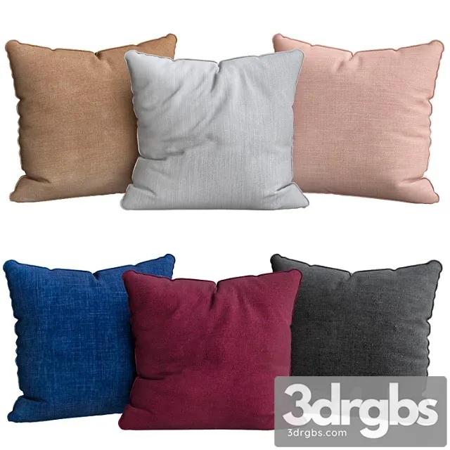 Washed velvet pillow covers 3dsmax Download