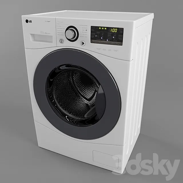 Washer “LG F14B3PDS” 3DS Max Model