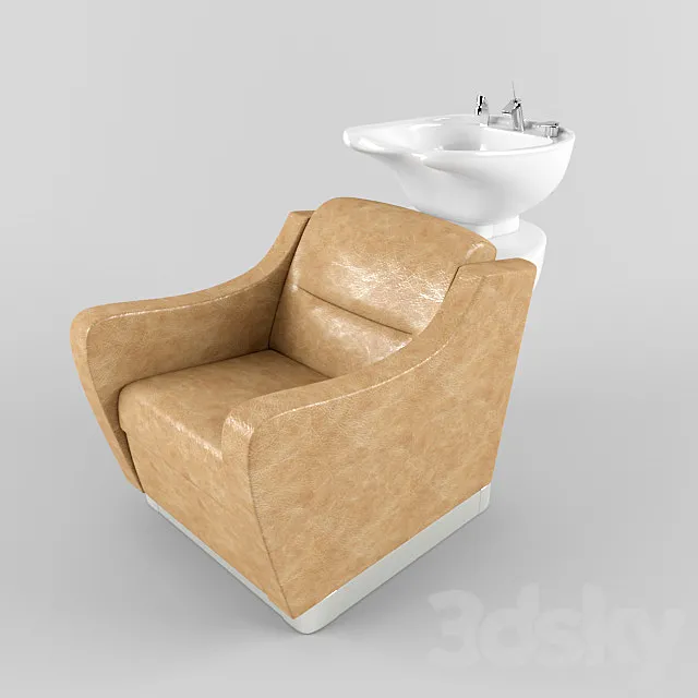 Washing hair salon with armchair “Lavaggi” 3DS Max Model