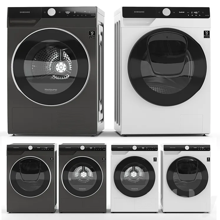 Washing machine and dryer Samsung 3DS Max
