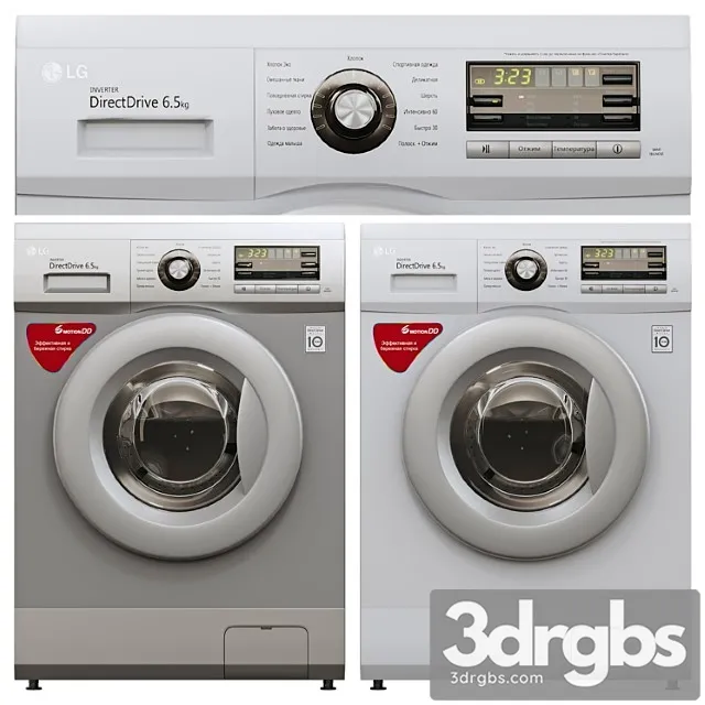 Washing Machine Lg F1096nd3 3dsmax Download