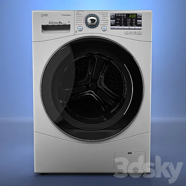 Washing machine LG F14A8TDS 3DSMax File