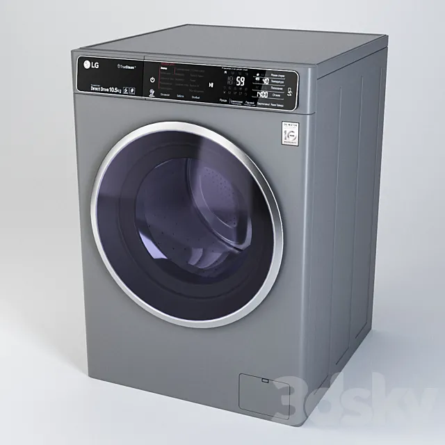 Washing Machine LG F14U1JBS6 3DSMax File