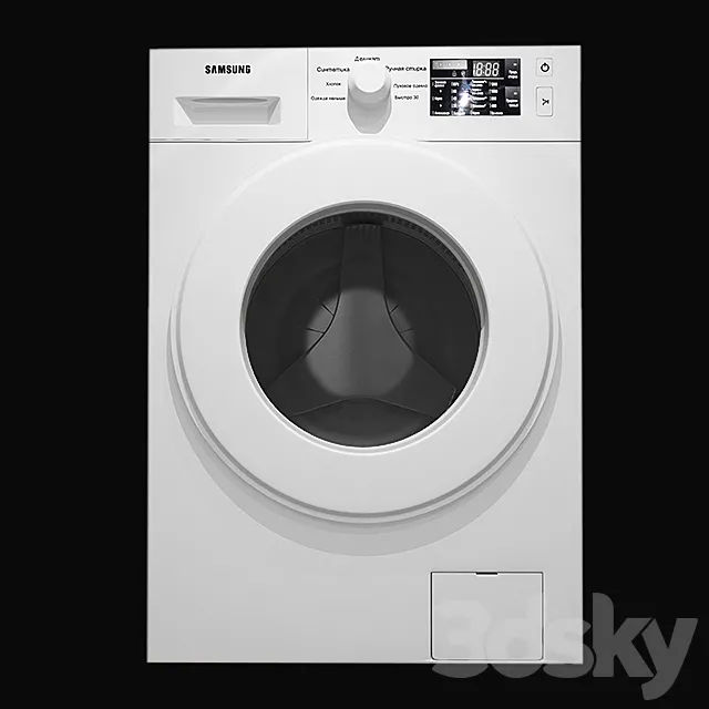 Washing machine Samsung WW60J4260JWDLP 3DSMax File