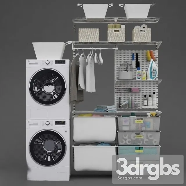 Washing Machines Decorations 3dsmax Download