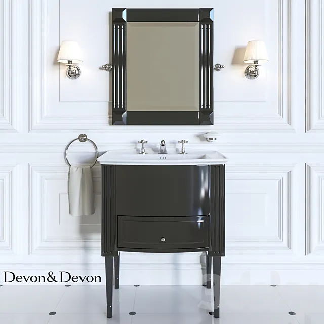 Washstand Devon & Devon DOMINO 3ds Max