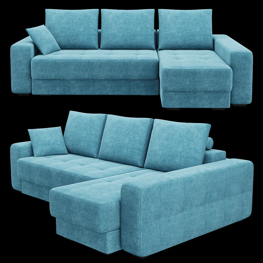 WasserKRAFT – Corner sofa Mercury 3ds Max
