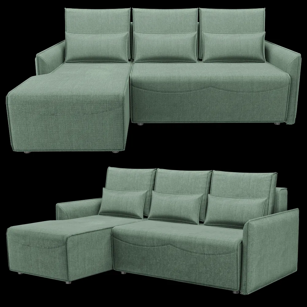 WasserKRAFT – Corner sofa Montana 3ds Max