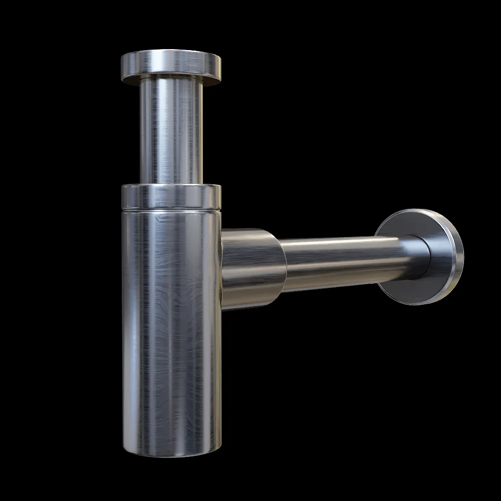 WasserKRAFT – Siphon for washbasin Wiese A172 3ds Max